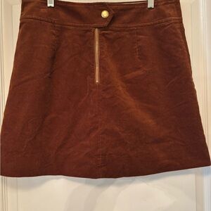 J Crew Size 10 Camel Corduroy Skirt